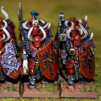 Chaos Warriror with Sorcerer by Wizard8801