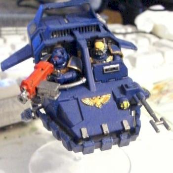 Space Marine Land Speeder by KASRKIN
