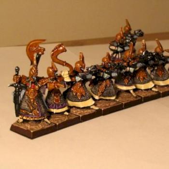 Dark elves city guards - Gardes elfes noirs by Nicobassman