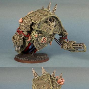 Nurgle dreadnought (Death guard) scratchbuilt by Silverthorn
