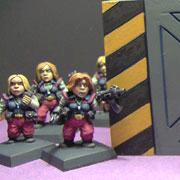Olleys Armies Scrunties and Alien by bolley