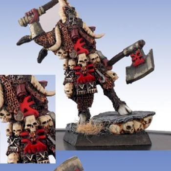 Beastlord of Khorne by illuminatijack