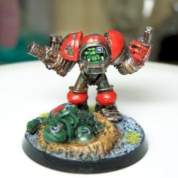 Ork in power armour by logangrmnr