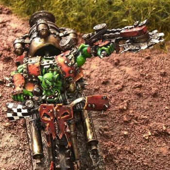 w40k-odmhobby-forgeworld-warboss-ork-on-bike- by odmhobby