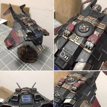 Deathwatch Corvus Blackstar Dropship by Vertoxis