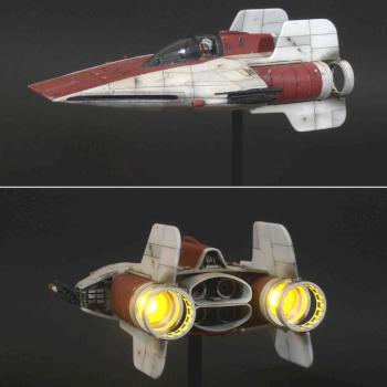 A-Wing Starfighter - Bandai Star Wars kit by Blade & Brush