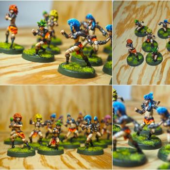 Blood Bowl PunkZone Squad by Hrothgar Studio