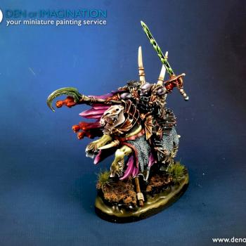 Vampire Lord on Nightmare Steed by DEN of IMAGINATION