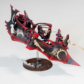 dark eldar ravager by Papasmerf