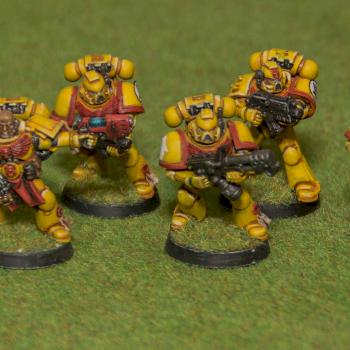 w40k-odmhobby-space marines-imperial fists-tactical squad by odmhobby