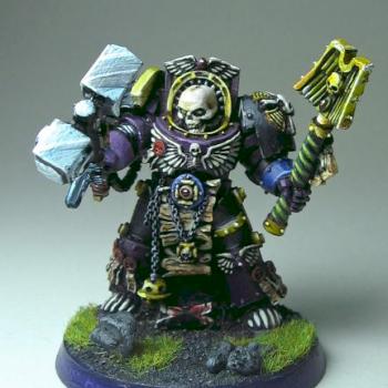 Purple Space Marine Chaplin by xDetroitMetalx
