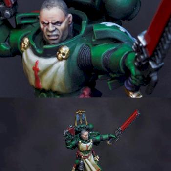 Speed painted Dark Angels Sgt. by WiJim