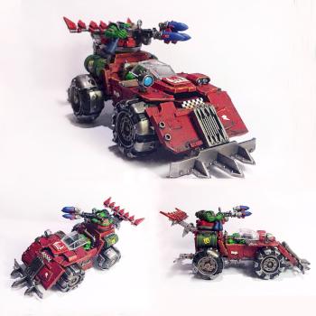 Ork Warbuggie - Kitbashed by CSP STUDIO
