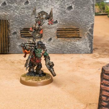Nob with Waaagh banner by Demonstenes