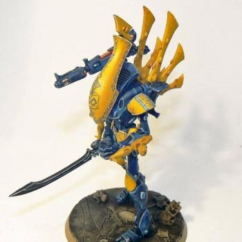 Alaitoc Eldar Wraithlord by shaman_minipainting