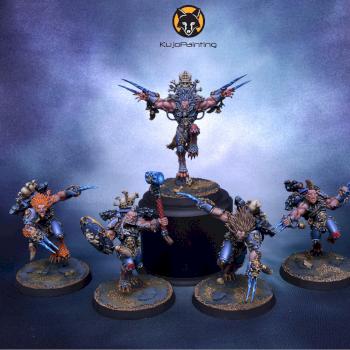 Space Wolf - Wulfen Squad by KujoPainting