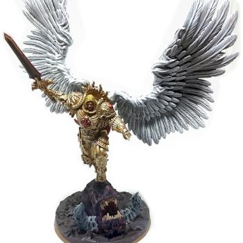 Angel Knight - Sanguinius - Primarch of the Blood Angels by brycemaster