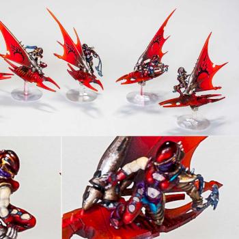 dark eldar reaver jetbike by Papasmerf