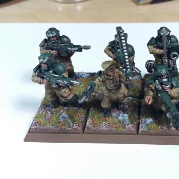 8th Edition Infantry Squad - Cadian colour scheme by Zemlod