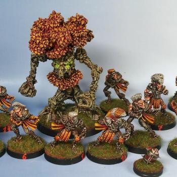 blood bowl wood elf team by raivan