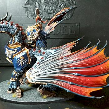 Lord Celestant on Stardrake by crystaleptic