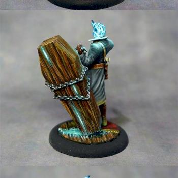 Malifaux - Death marshal recruiter #1 by Grey Kardinal