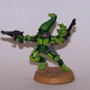 Eldar Striking Scorpion Exarch by SwiftnessOfFear