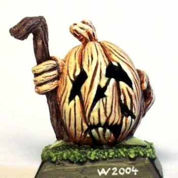 Old Pumpkin Ghost by Daya