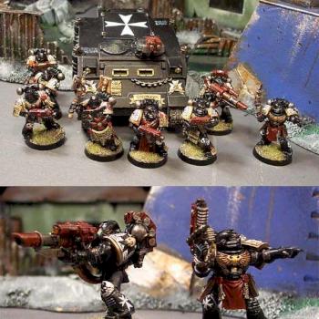 Black Templar Crusader Squad 3 by Sonny
