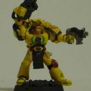 Imperial Fist Space Marine by Rokin