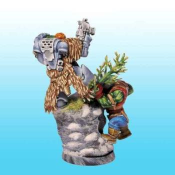 Wolf Guard vs Ork by IRKUCK