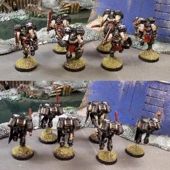 Black Templar Assault Squad by Sonny