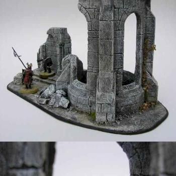 Osgiliath ruins by Dagorlad