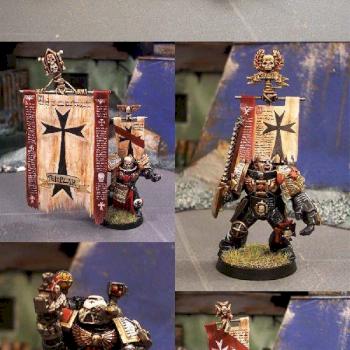 Black Templar Command Squad by Sonny