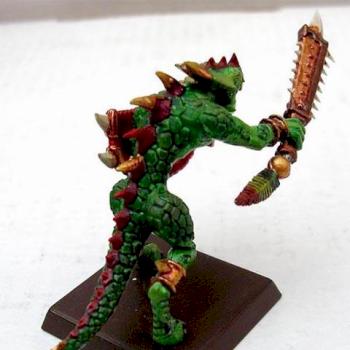 Lizardmen Champion by gcorcuera
