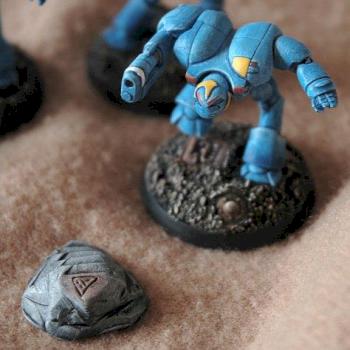 Tactical Teratosynth with scratchbuilt polymerclay mission goal by sweetlemort
