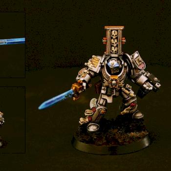 Grey Knights Grand Master with Force Sword by War and Paint