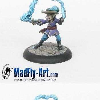 Corim the Kestrel, Gnome Sorcerer by MadFlyArtStudio