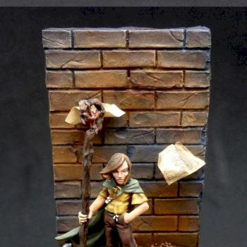 The Wizard And The Mouse by Smallscaleminiatures