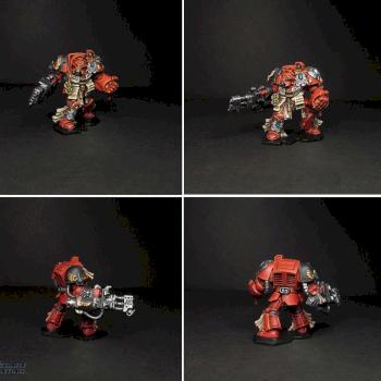 Space Hulk Blood Angels Terminator by webwaypainting