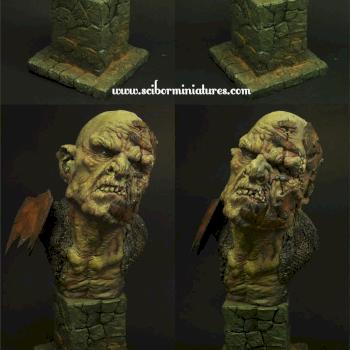 Ork Bust by Scibor