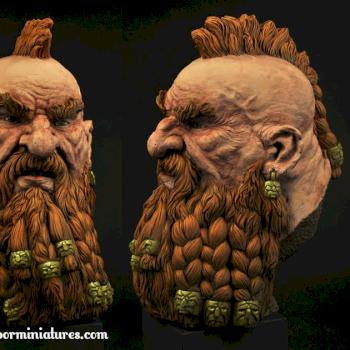 Dwarf Bust by Scibor