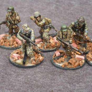 Waffen SS Grenadiers by Volley Fire