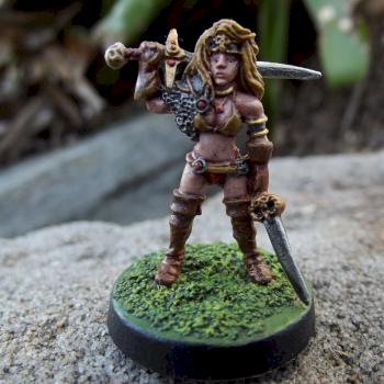 Female Barbarian Sasha by Count Von Bruno