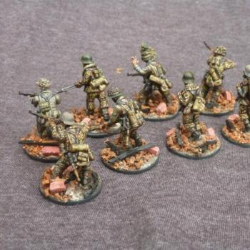 Waffen SS Grenadiers by Volley Fire
