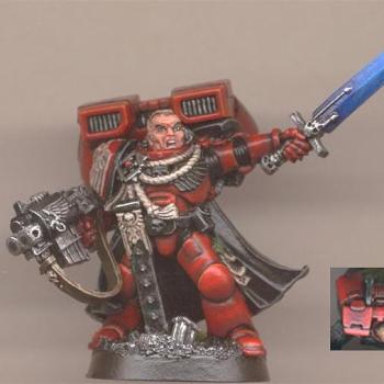 Blood Angels Captain Evgenius by FlorianKnoll