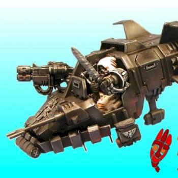 Ravenwing land speeder by Kamohiro