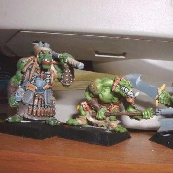 Vorak , chef Orque et ses Guerriers by quintus