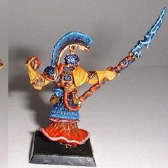 Chaos Champion of Tzeentch by miniaturz