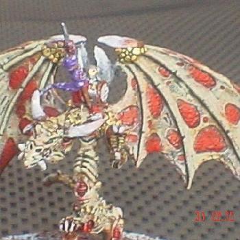 undead lord on zombie dragon by T. Mack